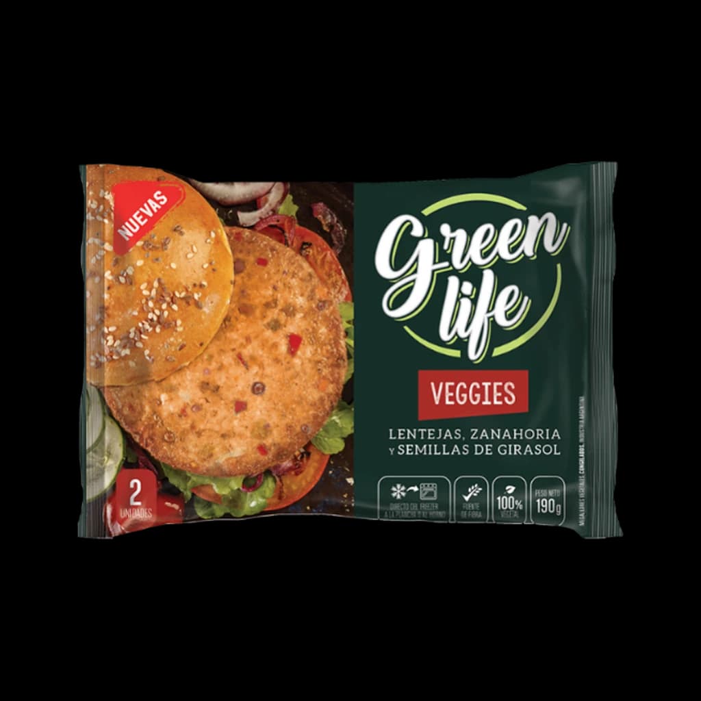 Green Life Veggies Lentejas y Zanahoria - 190 g