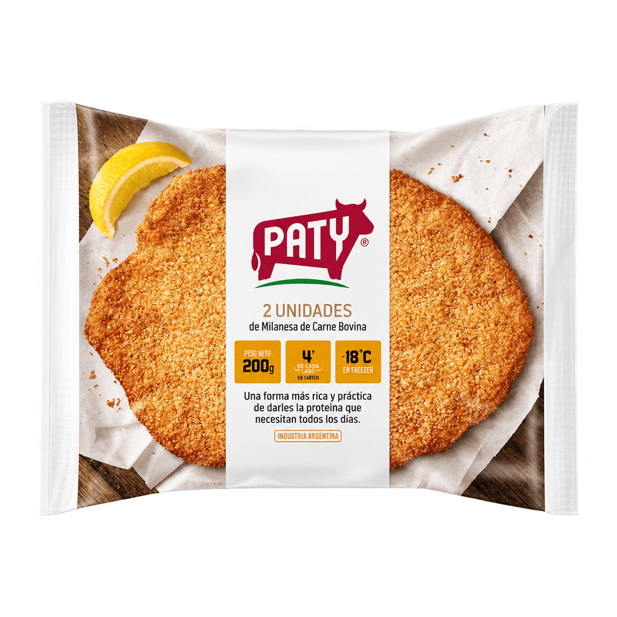 Paty Medallón Rebozado - 2 un. · 200 g