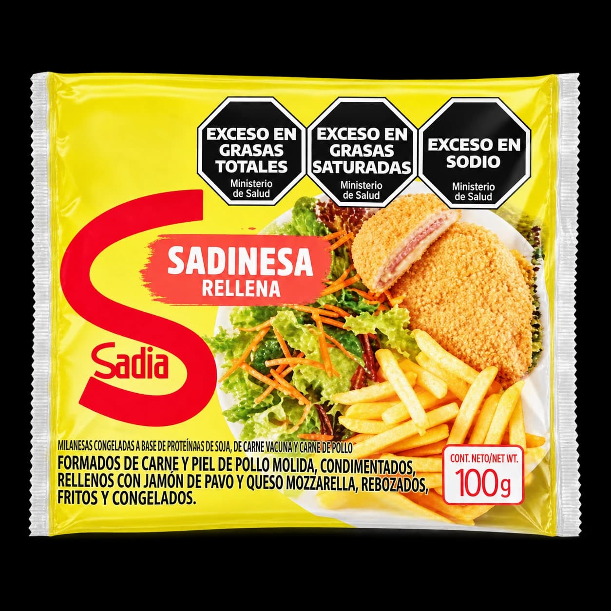 Sadia Sadinesa Rellena con Jamón y Queso - 100 g