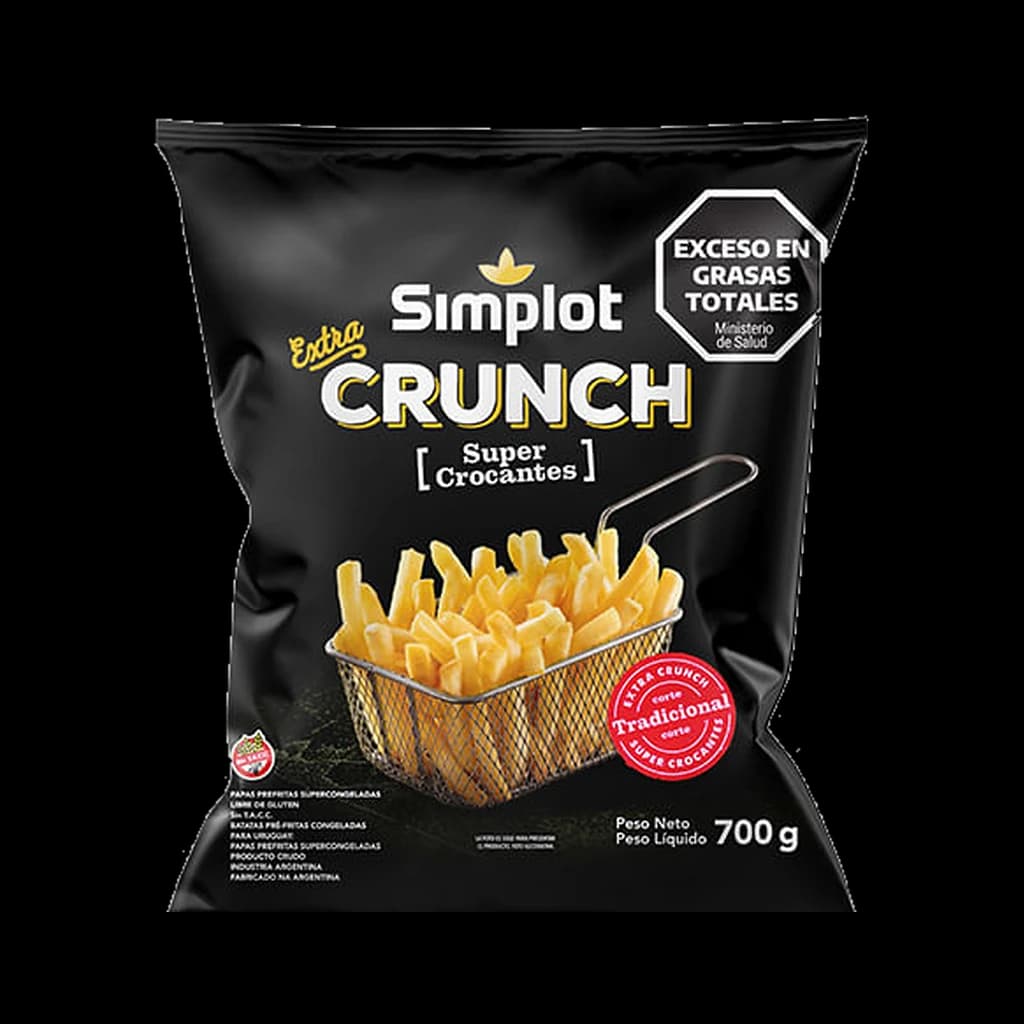 Simplot Papas Extra Crunch Corte Tradicional - 700 g