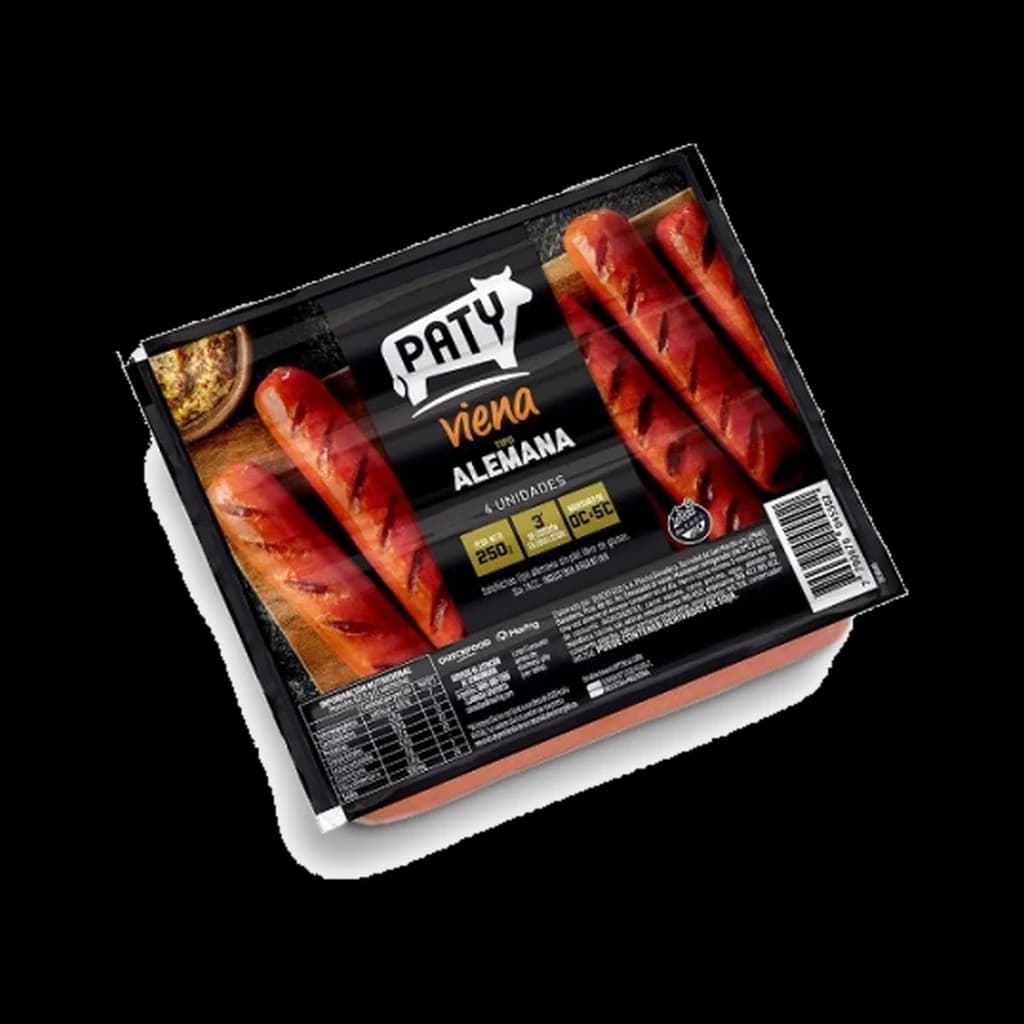 Paty Viena Alemana - 250 g · 4 unidades