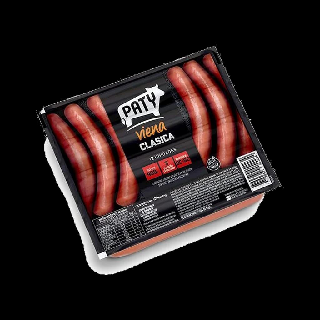 Paty Viena Clásica - 225 g · 6 unidades