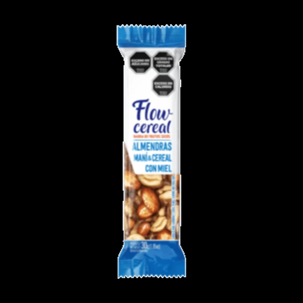Flow Cereal Almendras Enteras - 30 g, 20 unidades · Display