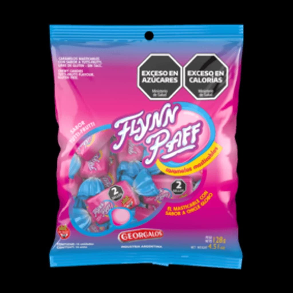 Flynn Paff Tutti Frutti - 8 g, 16 unidades · Bolsa