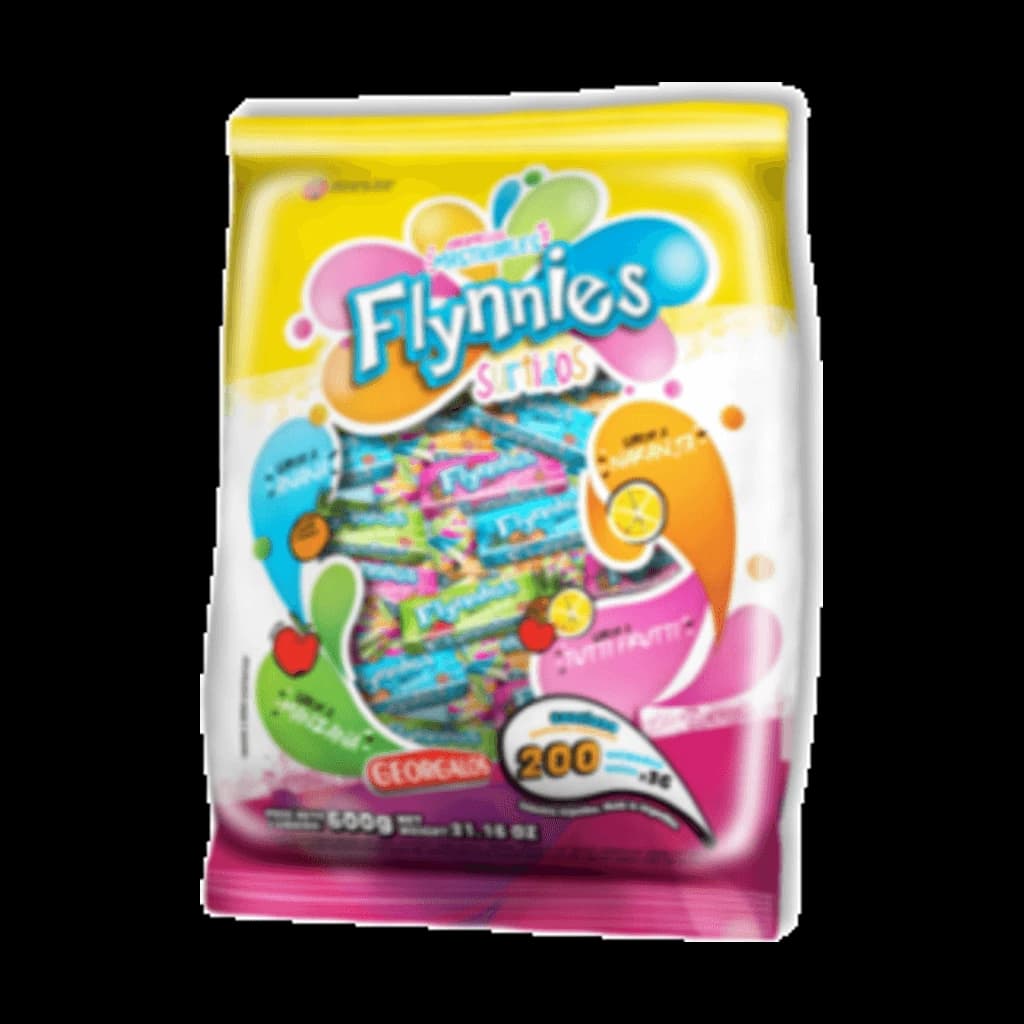 Flynnies Frutales Surtidos - 3 g, 200 unidades