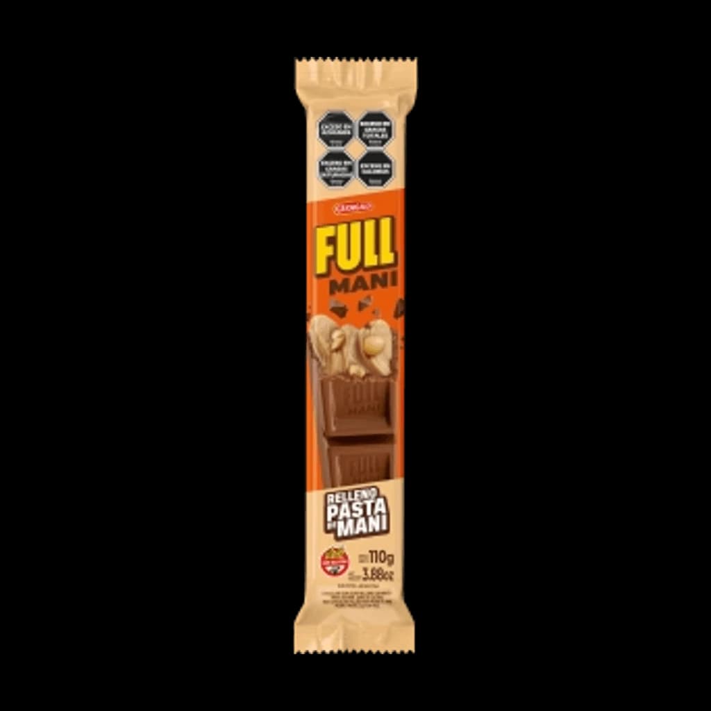 Full Maní Relleno Pasta de Maní - 110 g, 10 unidades · Display