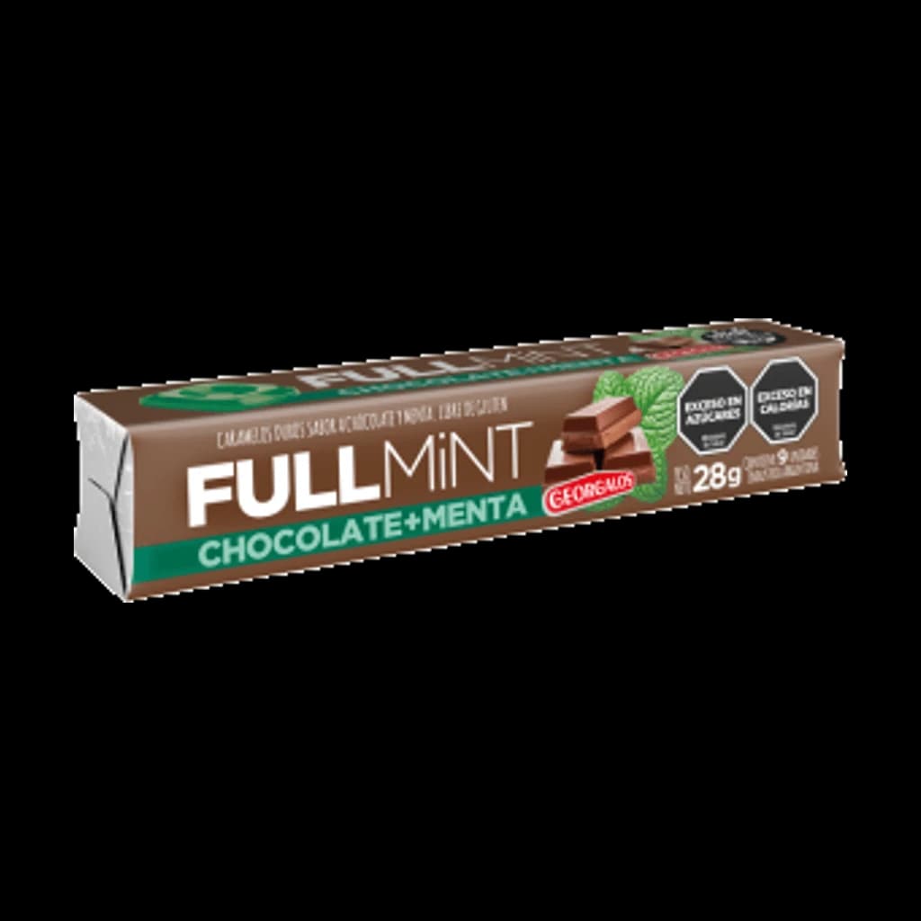 Fullmint Chocolate + Menta - 28 g, 12 unidades