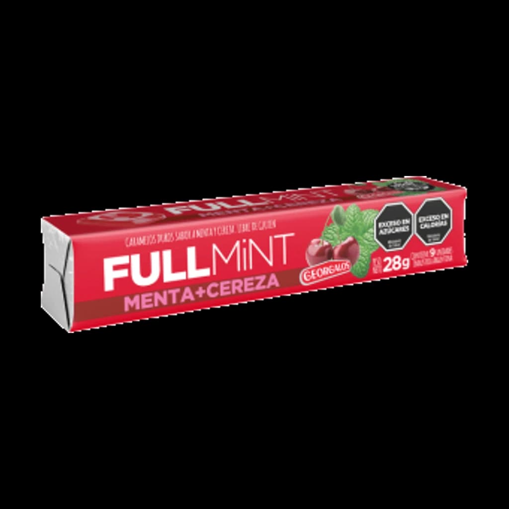 Fullmint Menta + Cereza - 28 g, 12 unidades