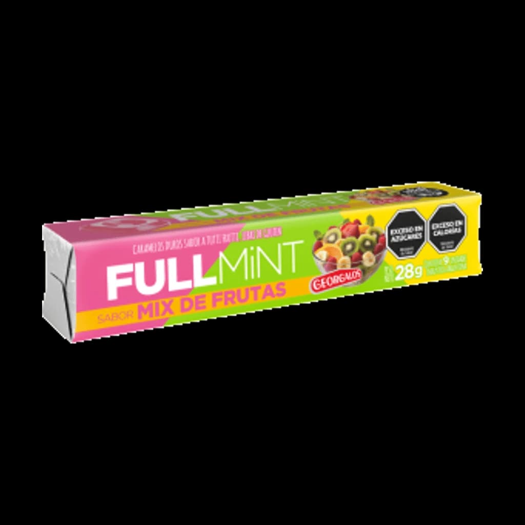 Fullmint Mix de Frutas - 28 g, 12 unidades