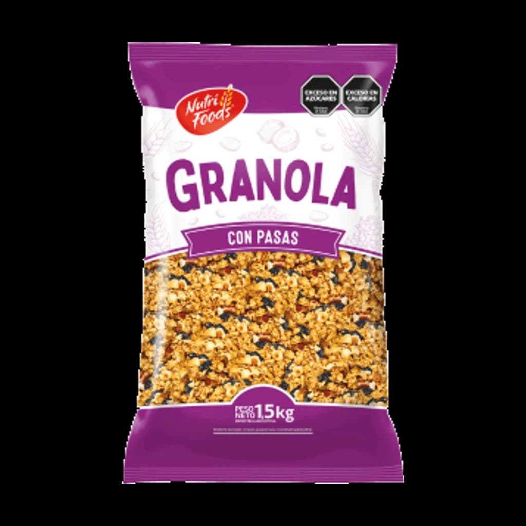 Granola con Pasas - 1,5 kg, 5 unidades