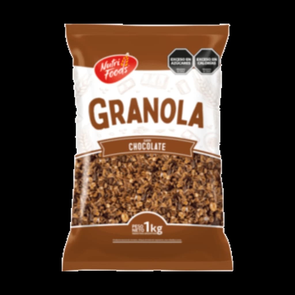 Granola sabor Chocolate - 1 kg, 7 unidades