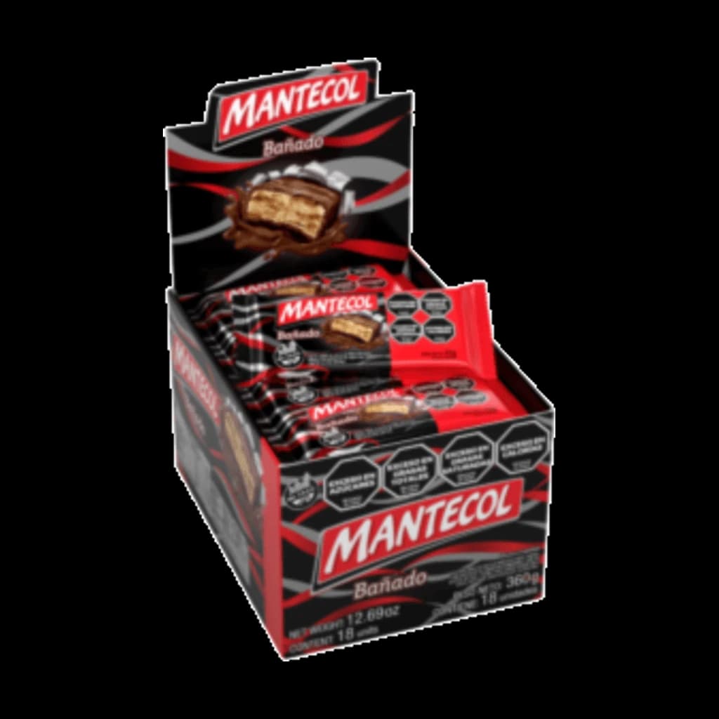 Mantecol Bañado - 20 g, 18 unidades · Display