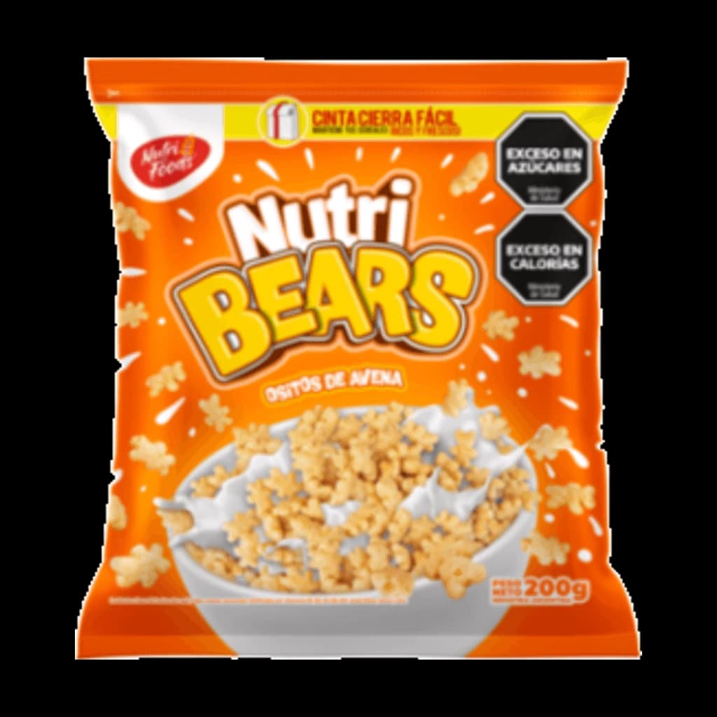 NutriKids Ositos de Avena - 200 g, 20 unidades