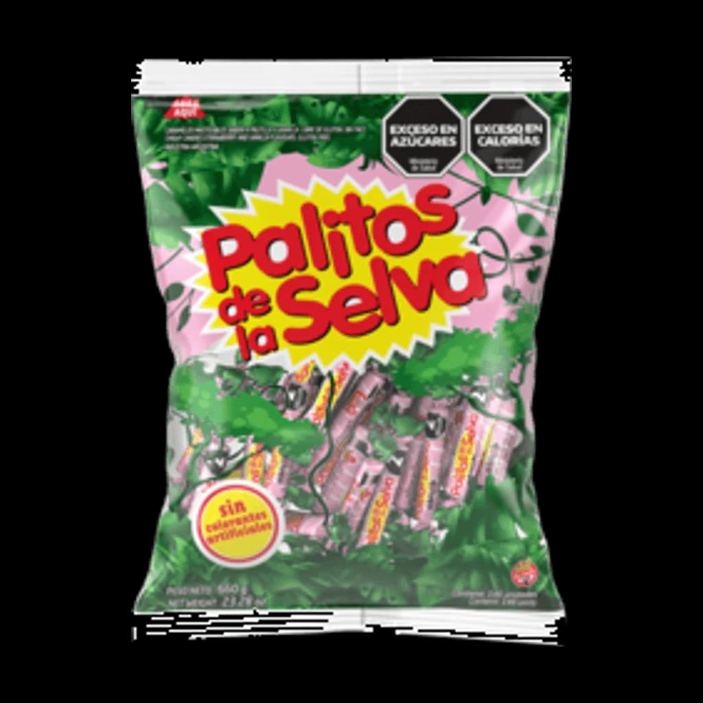 Palitos de la Selva Frutilla y Vainilla - 660 g, Bolsa