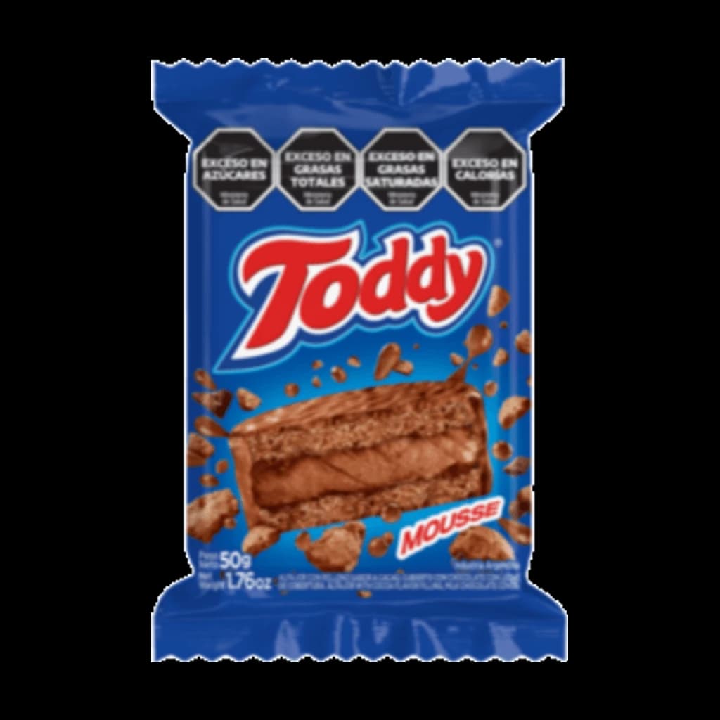 Toddy Alfajor Mousse - 50 g, 24 unidades