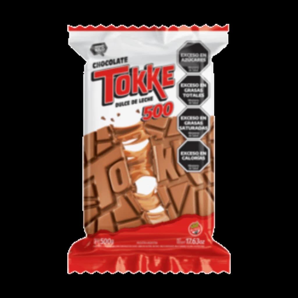 Tokke Leche relleno Dulce de Leche - 500 g, 8 unidades