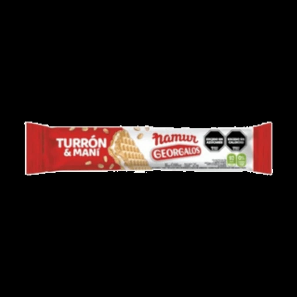 Turrón de Maní Georgalos / Namur - 25 g, 50 unidades