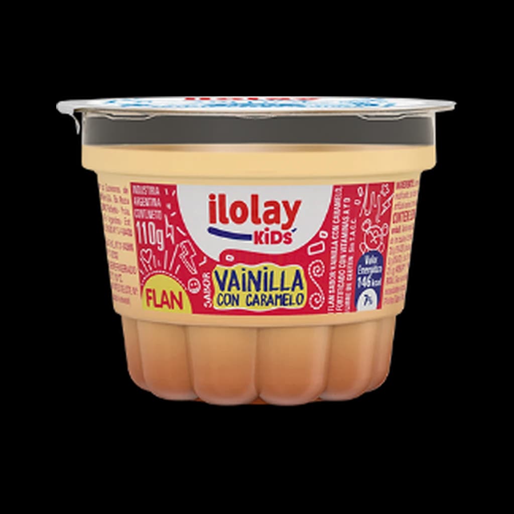 Ilolay Flan Kids Vainilla con Caramelo - 110 g