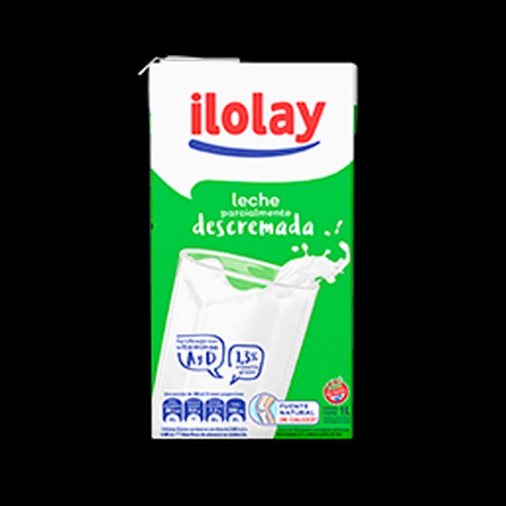 Ilolay Leche Parcialmente Descremada - 1 l