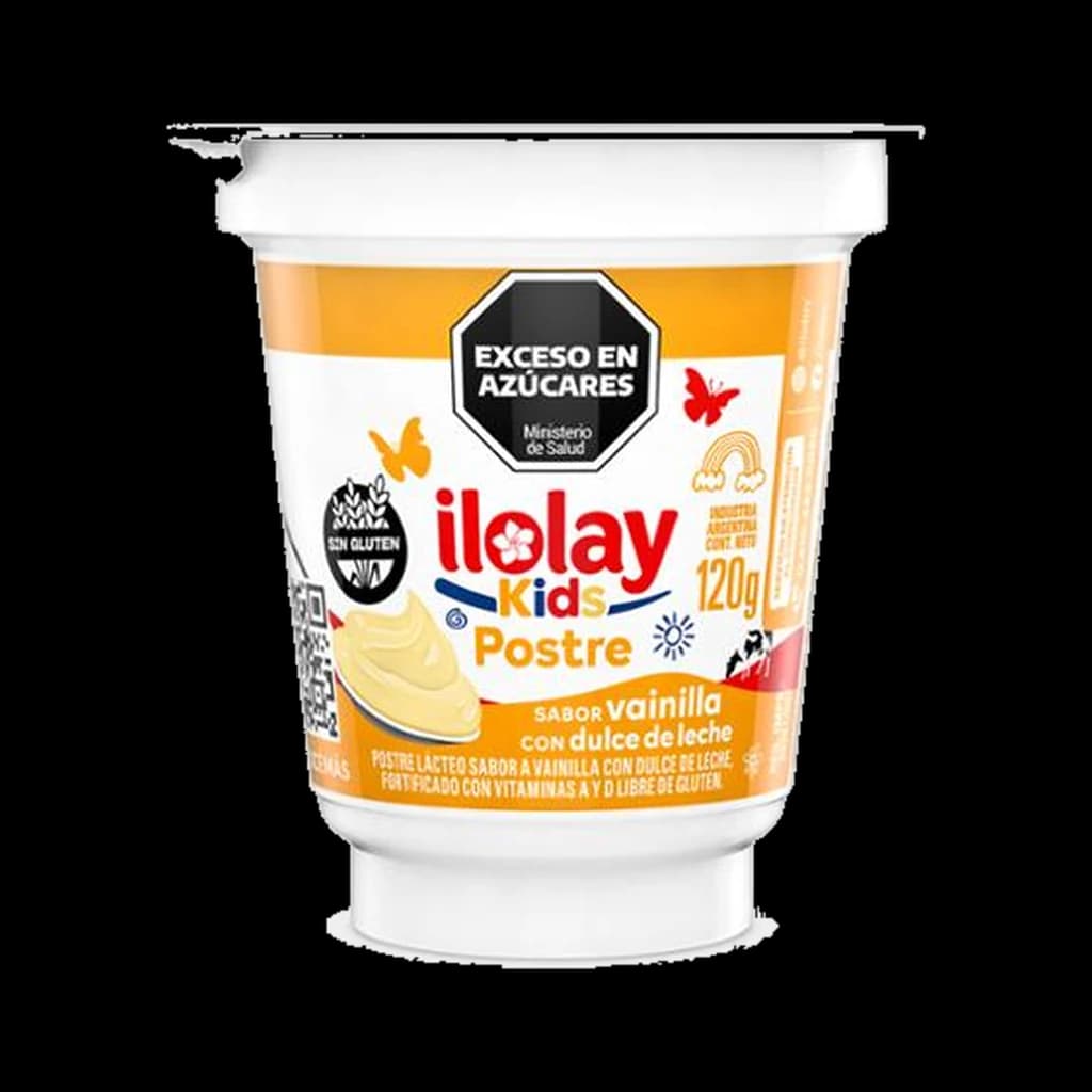 Ilolay Postre Kids Vainilla con Dulce de Leche - 120 g