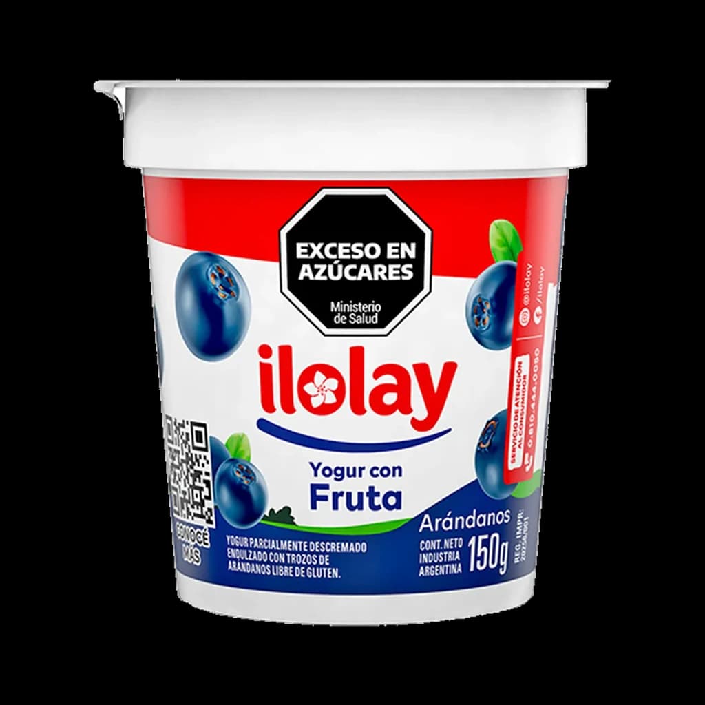 Ilolay Yogur con Fruta Arándanos - 150 g
