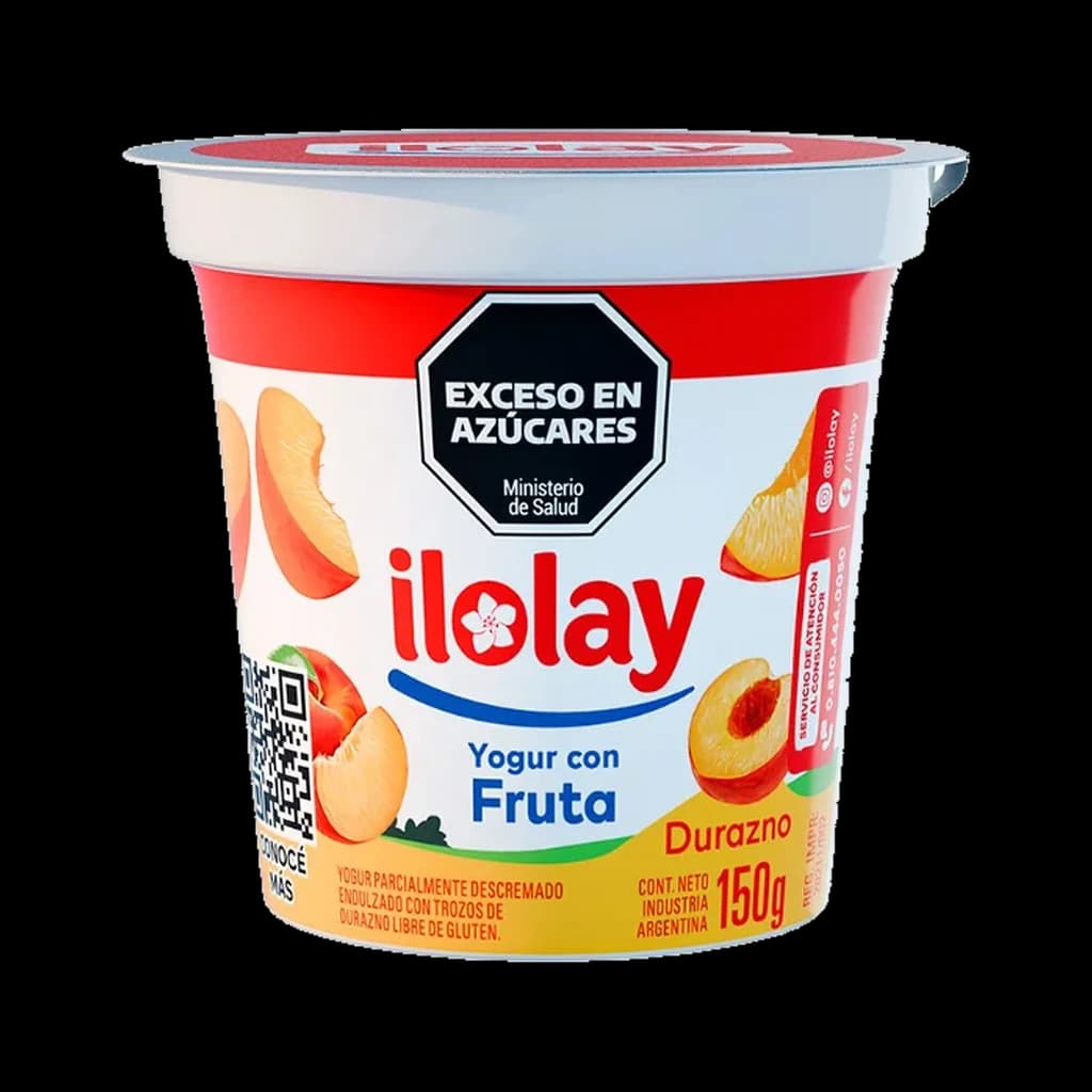 Ilolay Yogur con Fruta Durazno - 150 g