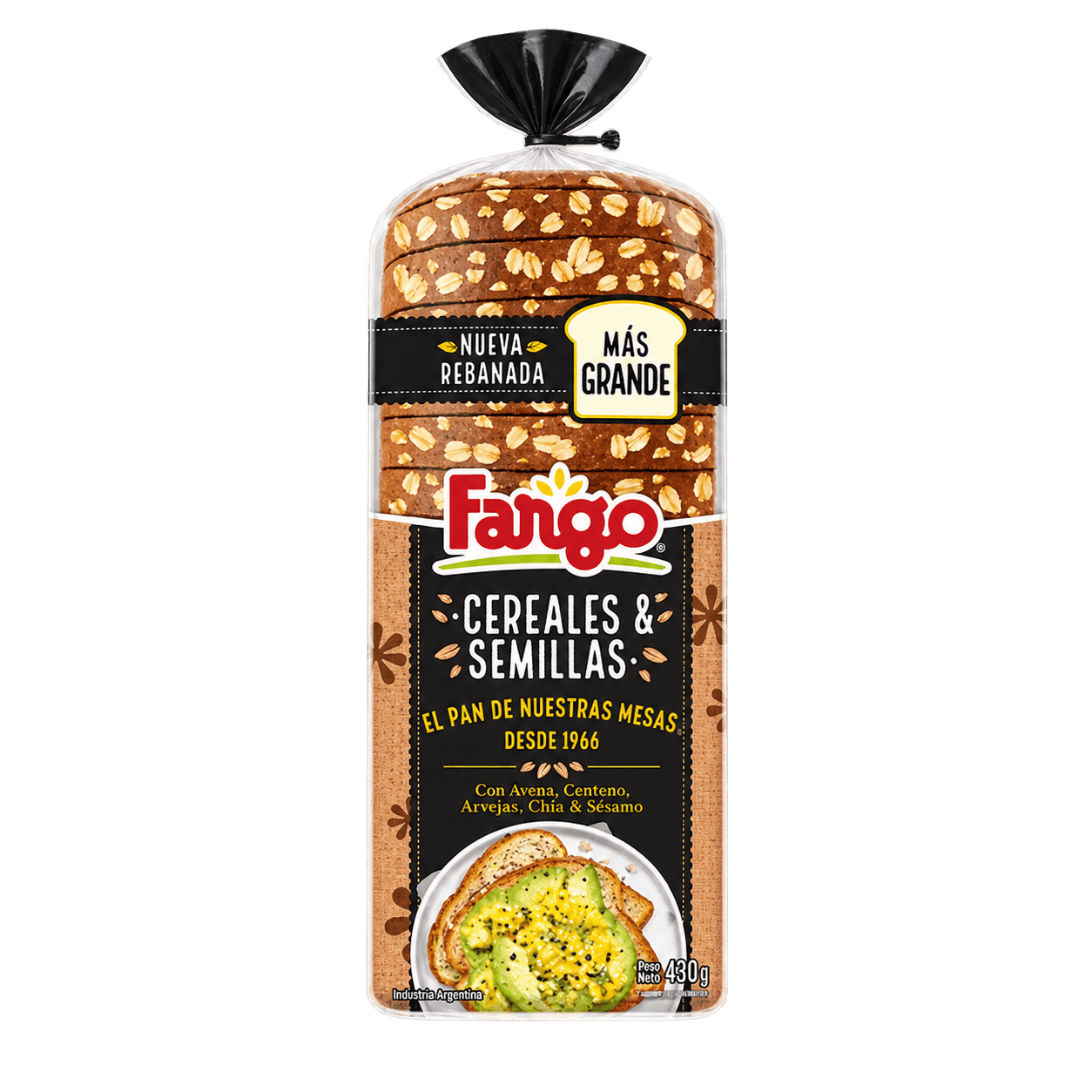 Fargo Pan con Cereales y Semillas - 400 g