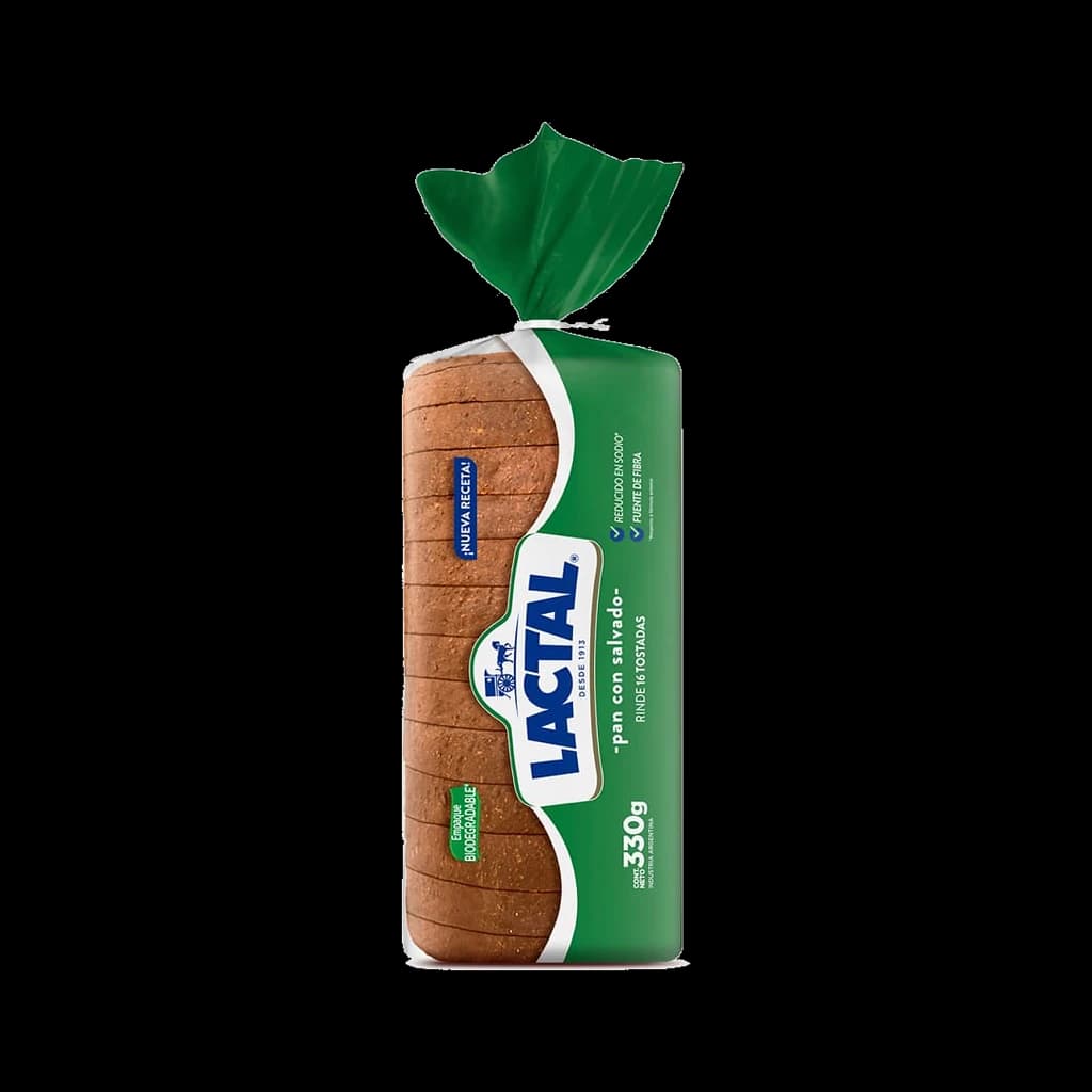 Lactal Pan Salvado Chico - 330 g