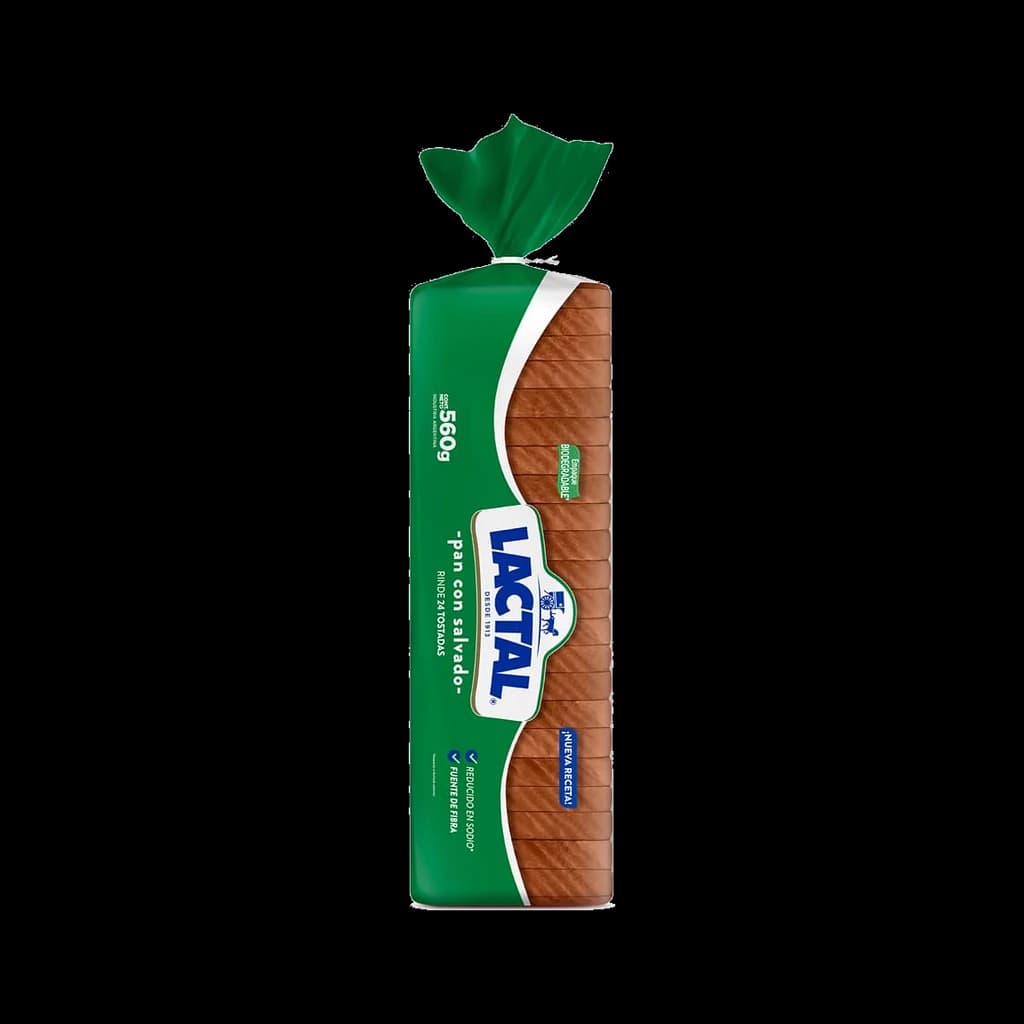 Lactal Pan Salvado Familiar - 560 g