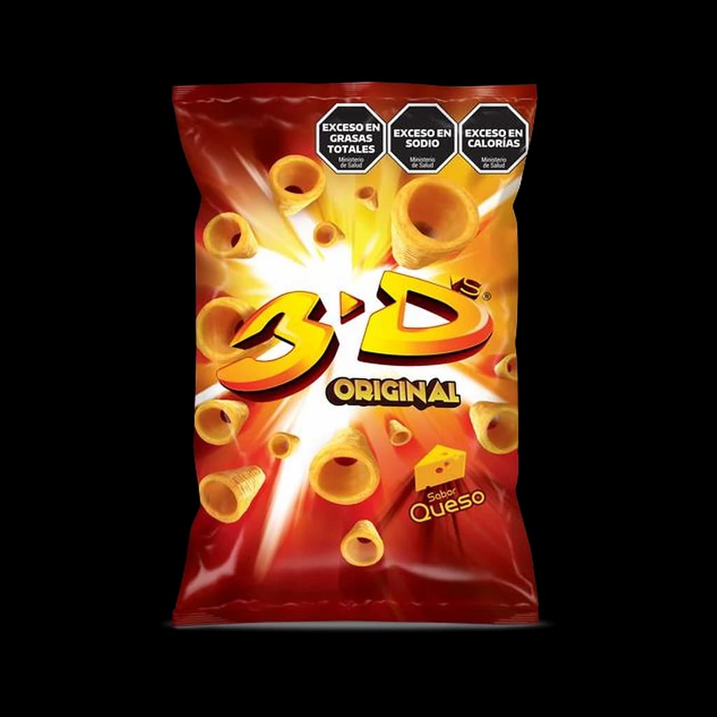 3D Mega Queso - 23 g · 43 g · 85 g · 143 g