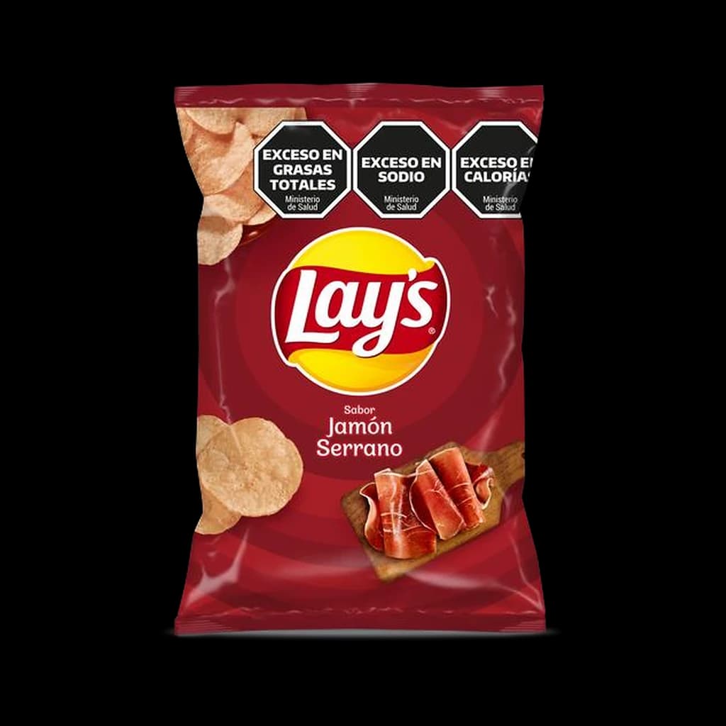 Lay's Jamón Serrano - 34 g · 77 g · 122 g