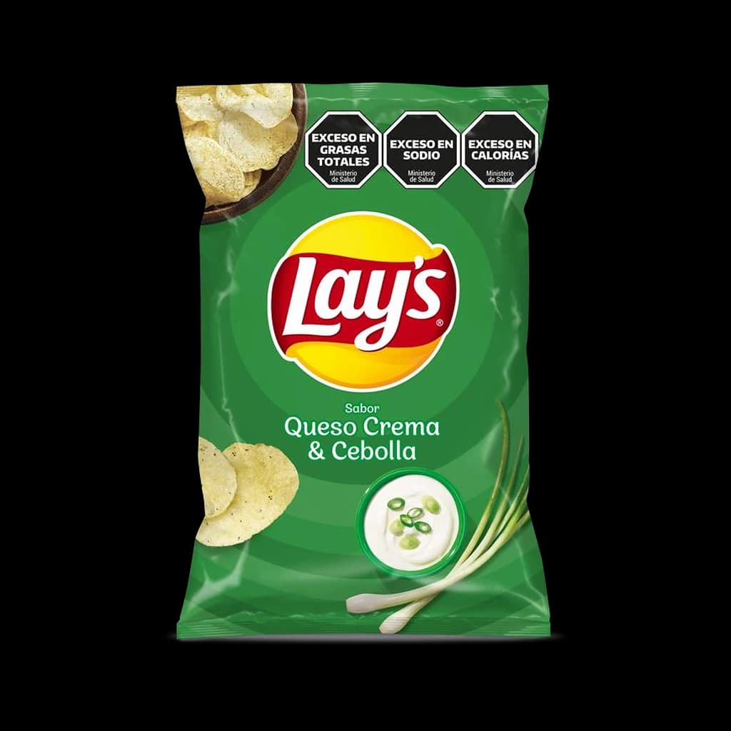 Lay's Queso Crema y Cebolla - 34 g · 77 g