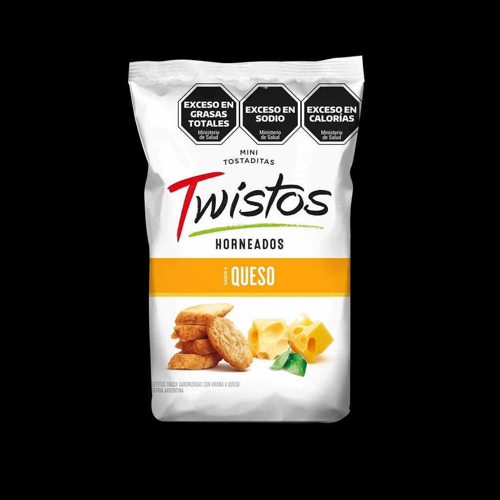 Twistos Mini Tostaditas Queso - 40 g · 95 g · 155 g